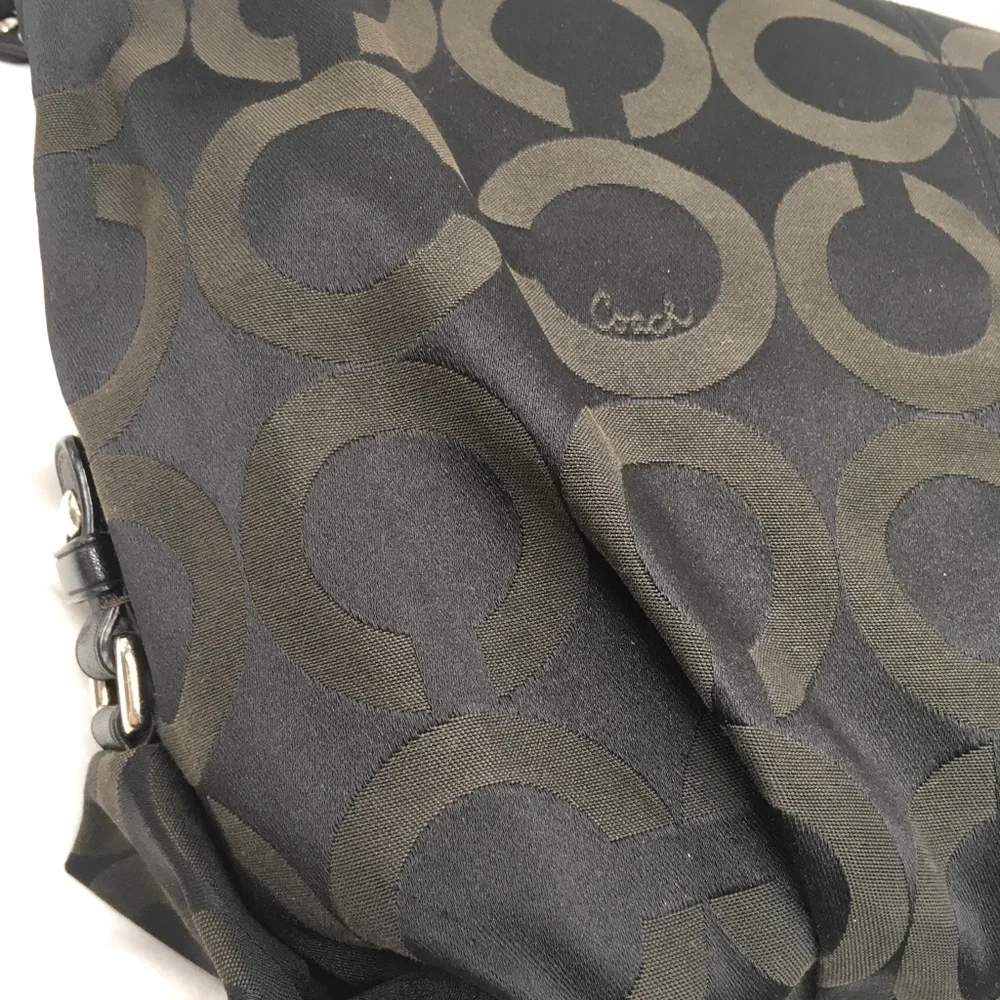 Coach Brooke Signature Sateen Hobo Shoulder Handbag Purse ✅Offers Welcome - Picture 4 of 13